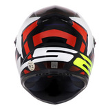 Capacete Ls2 Ff358 Starwar White Red