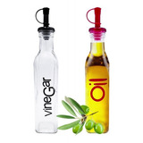 Juego Aceitera Y Vinagrera Frasco Botella Dispensador Cocina