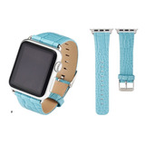 Correa Cuero 8 Colores Compatible Apple Watch Todas Series 