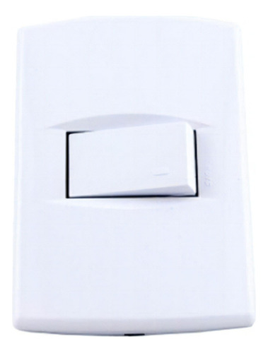 Llave De Luz Armada Sica Life Pulsador Blanco Timbre Corriente Nominal 10 A Voltaje Nominal 220v