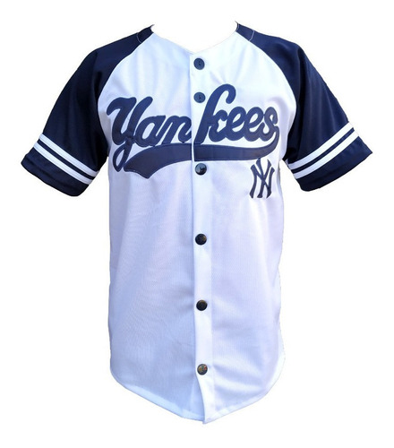 Jersey Casaca De Beisbol New York Yankees Negra