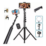 Selfie Stick TriPod 3-in-1 Bluetooth Remote Control 160cm