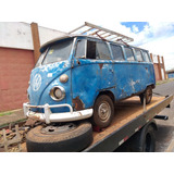 Vw Kombi Corujinha Carroceria Baixada Detran Sem Motor