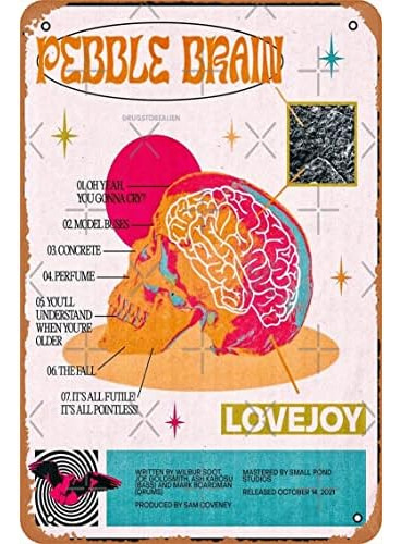 Pebble Brain - Lovejoy Poster Retro Metal Tin Vintage S...