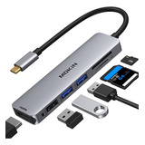 Adaptador Usb C Hub Hdmi Para Macbook Pro 2019/2018/2017, Mo