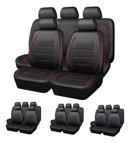 Funda Universal Para Asiento Cuero De Accesorios Autos 9pzs | Envío gratis