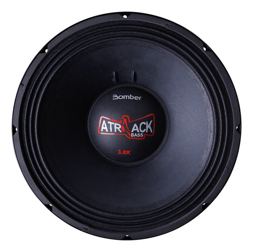 Woofer Atrack Bass 3.8k 15pol 1900 W Rms 4ohms Bomber Cor Preto