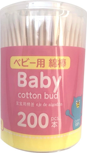 Hastes Flexíveis Baby (cotonetes) Ponta Fina - Daiso Japan