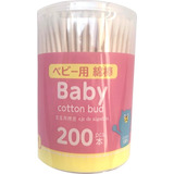 Hastes Flexíveis Baby (cotonetes) Ponta Fina - Daiso Japan