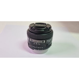 Lente Nikon  50mm 1:1.4d + Tapa Impecable