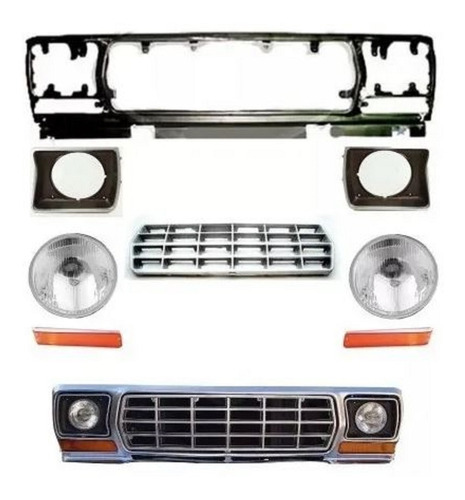 Parrilla Frente Completo Ford F100 / 350 Años 77 78 79 80 81