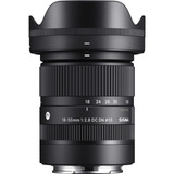 Lente Sigma 18-50mm F/2.8 Dc Dn Para Sony E Garanta Oficial 