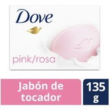 Dove Jabón De Tocador Pink (rosa) En Barra Individual 135g