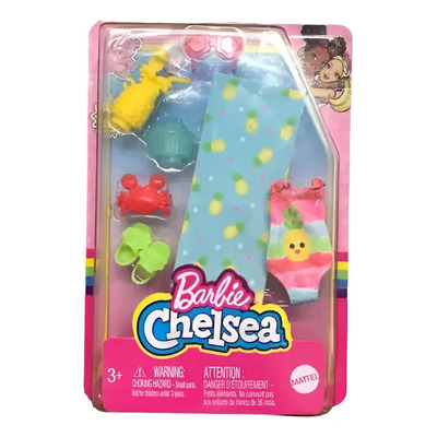 Barbie Accesorios Ropa Chelsea Playa | Meses sin interés