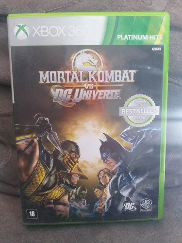 Jogo Mortal Kombat Vs Dc Universe Xbox 360 Ntsc Em Dvd Origi
