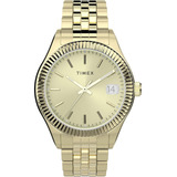 Reloj Timex Waterbury Legacy Para Mujer De 34 Mm, Tono Dorad