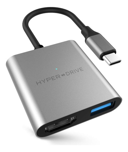 Adaptador Hyperdrive Usb Tipo C Hdmi, Convertidor Usb C A Hd