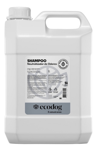 Shampoo Neutralizador De Odores - Óleo De Copaíba 5l