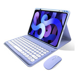 Kaitesi Funda Con Teclado Para iPad Mini 6 Con Ratón Lápiz