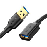 Cabo Extensor Usb 3.0 Ugreen Macho Fêmea Extensão 3 Metros