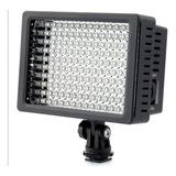 Iluminador 160 Led Para Foto E Video Dslr Aceita Nikon Canon