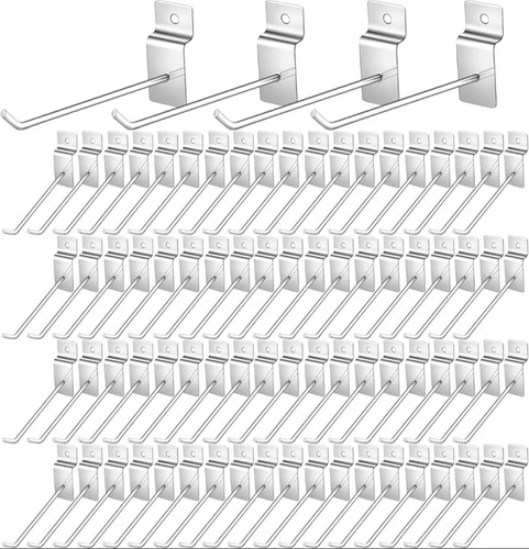 80 Piezas Gancho Blister Panel Ranurado Exhibipanel 15 Cm