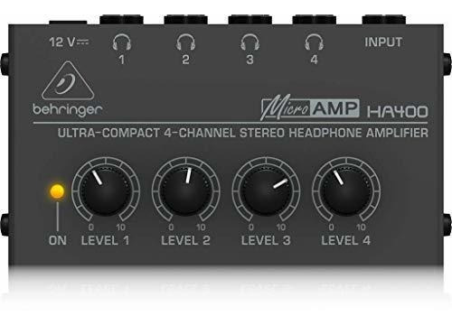 Cabezal Estéreo Ultracompacto De 4 Canales Behringer Microam