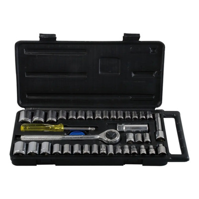 Juego De Dados 40 Piezas Con Matraca Lion Tools