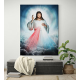 Cuadro Lienzo Jesus Divina Misericorda 001 75x60cm