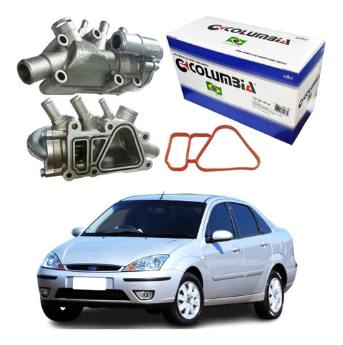 Valvula Carcaça Aluminio Completa Sem Sensor Focus Sedan 1.