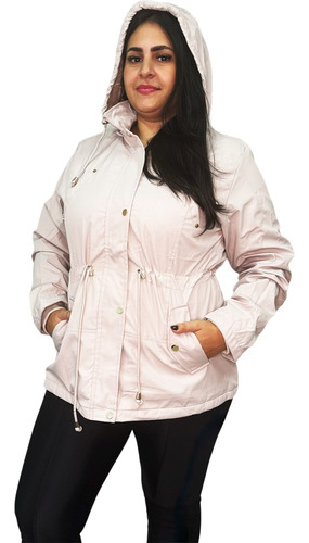 Jaqueta Parka Feminina Tamanho Especial Casaco Plus Size