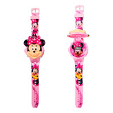 Reloj Niños Digital Luces Sonido Tapa Infantil Minnie Mouse