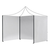 Lona Lateral Para Toldo Plegable 2x3 Tipo Blanco