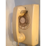 Teléfono Antiguo Funcionando Ficha Actual De Pared
