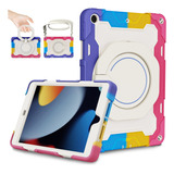 Funda Para iPad 9 8 7 Generación 10.2 Rudo Protector Rosa