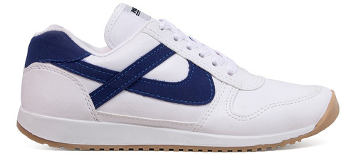 Tenis Panam Jogger Color Blanco/azul 10319-0019