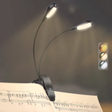 10 Luces Led Para Atril De Música, Luz De Libro Con Pi...