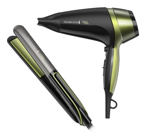 Combo Planchita + Secador Remington Shine Therapy S12a-d13a