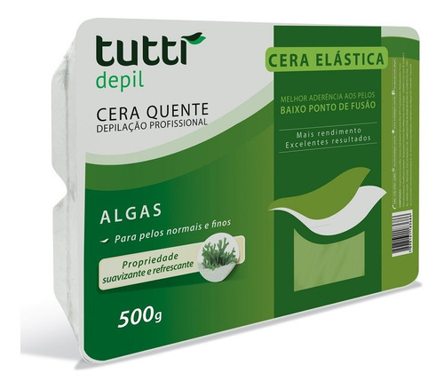 Cera Elástica Depilação Band Tutti Depil Algas 500g