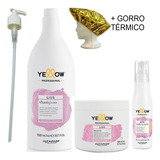 Shampoo 1500ml Mascarilla 500ml Y Suero 150ml Liss Yellow