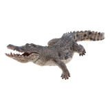 Plástico Realista Selvagem Zoológico Animais Crocodilo Ação