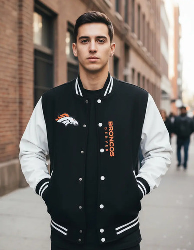 Chamarra Broncos De Denver Bordada Envio Grati | Envío gratis
