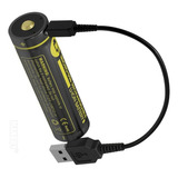 Bateria Recargable Nitecore Nl1826r Li-ion 3.7v 2600mah Usb