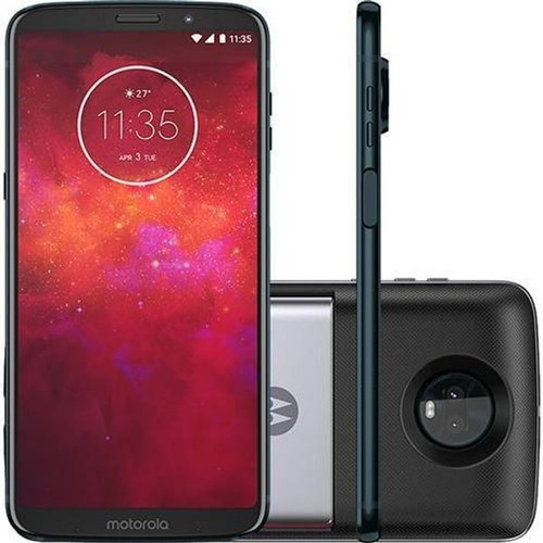  Moto Z3 Play 64gb 4gb Ram Garantia Nf-e I Usado