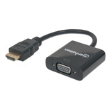 Adaptador De Video Mahnattan 151467 Hdmi Macho - Vga Hembra