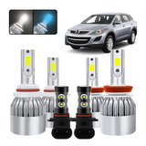 Kit De Focos Led 9005 H11 9006 Para Mazda Cx-9 2007-2012