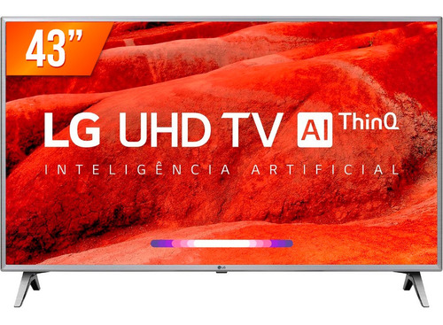 Smart Tv Led Ips 43  4k LG 43um Thinq Ai 4 Hdmi 2 Usb Wifi