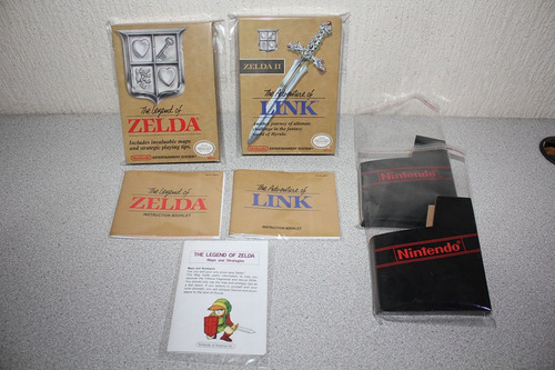 Zelda 1 Y Zelda 2 Nes (solo Cajas Custom Y Manuales Custom)