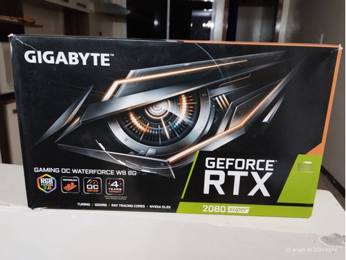 Placa De Vídeo Rtx 2080 Super Waterforce 