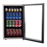 Frigobar 88 Latas O 25 Botellas De Vino, Efmis9000 Xchws P Color Plateado